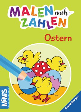 RAVENSBURGER Buch Malen nach Zahlen Ostern