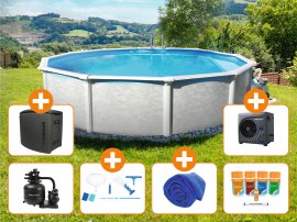 STEINBACH Stahlwandpool-Set Grande Ø 457x135 cm Medium