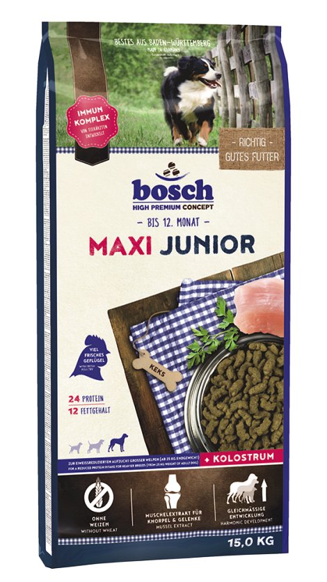 BOSCH Hundenahrung Maxi Junior 15 kg