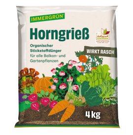 IMMERGRÜN Bio-Horngrieß 4 kg