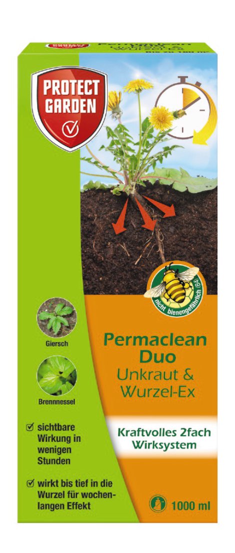 PROTECT GARDEN Permaclean Duo Unkraut & Wurzel-Ex 1 l