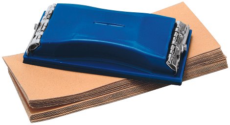 Sandpapierhalter inkl. 36 Schleifblätter 160x85 mm