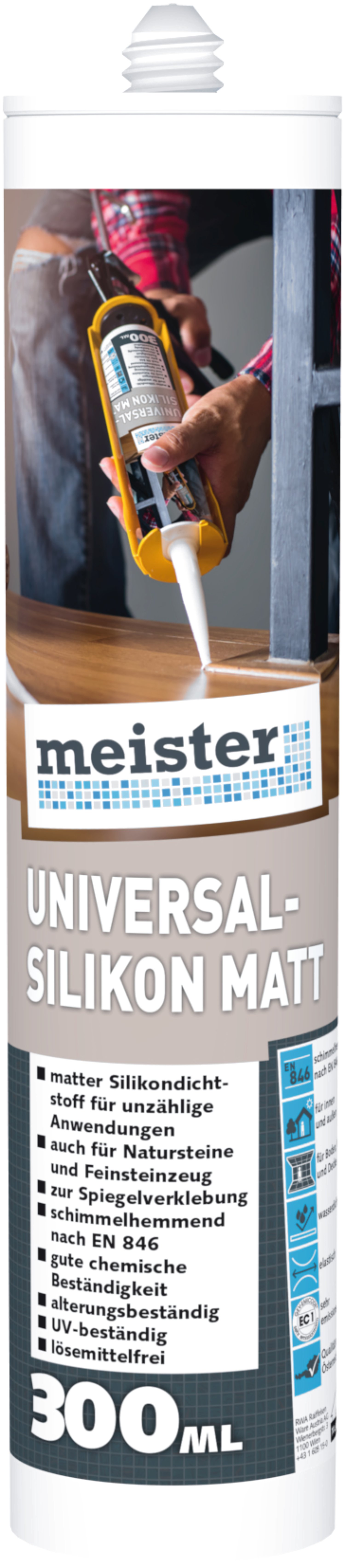 MEISTER Universal-Silikon 300 ml, grau