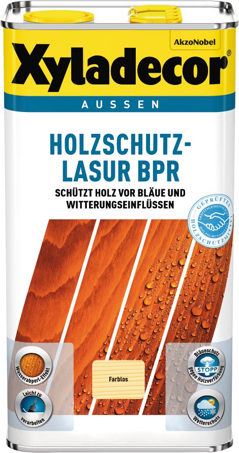 XYLADECOR Holzschutz-Lasur BPR farblos 5 l