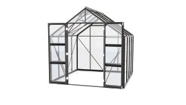 VITAVIA Gewächshaus Domus ESG 3 mm Schwarz