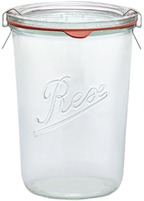 Rex Sturzglas mit Deckel 850 ml, 3 Stk.