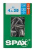 SPAX-Spenglerschraube T-Star A2 4,5x35 mm 60 Stk.