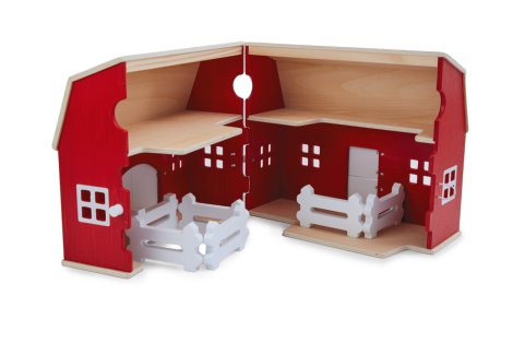 SCHLEICH Großer Bauernhof aus Holz 35,6x23,6x30 cm