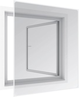 WINDHAGER Magnetfensterrahmen PLUS 100x120 cm, anthrazit