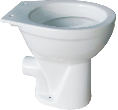 CORNAT Tiefspül-Stand-WC CleanPlus waagrecht Weiß