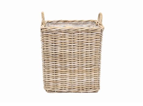 Korb Rattan Grau 50x50x50 cm