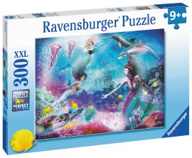 RAVENSBURGER Puzzle Im Reich der Meerjungfrauen