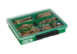 SPAX Sortiment klein Yellox 245 tlg.