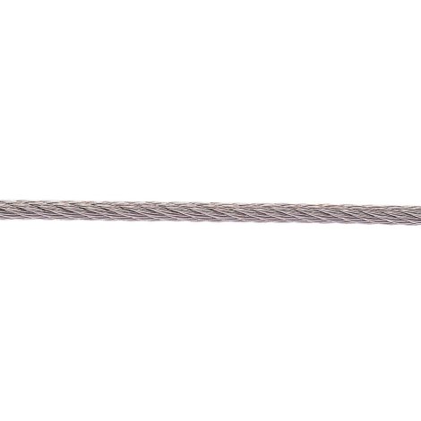 Drahtseil Edelstahl rostfrei 2 mm 7x7, 30 m