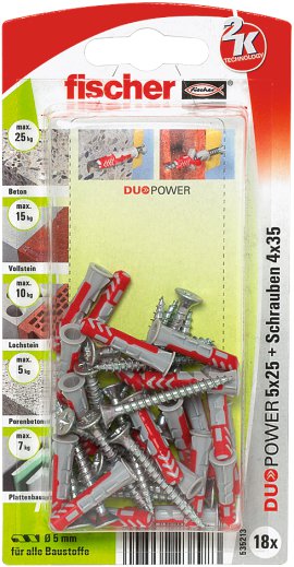 FISCHER UniversaldübelDuopower S K 5 mm