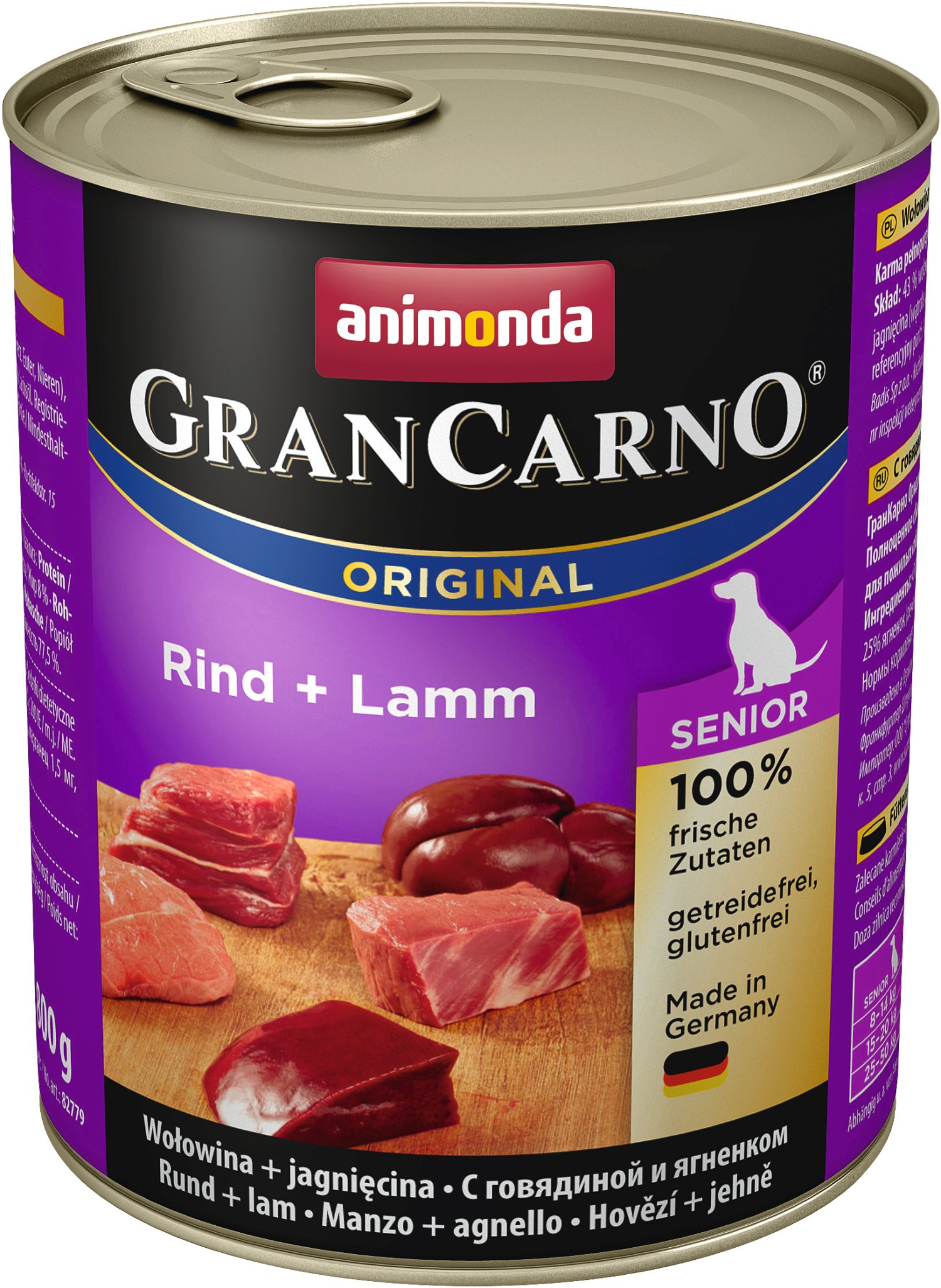 ANIMONDA Grancarno Senior Rind und Lamm 800 g