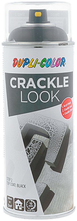 DUPLI-COLOR Crackle-Effekt Spray Schwarz 400 ml