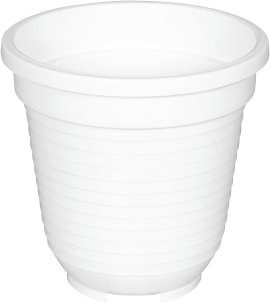 GELI Blumentopf Standard Weiß 6 cm