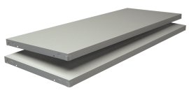 SCHULTE REGALWELT Steckfachboden Weiß, 2 Stk.