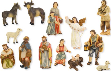 Hirte Mit Schaf und Hund 8 cm