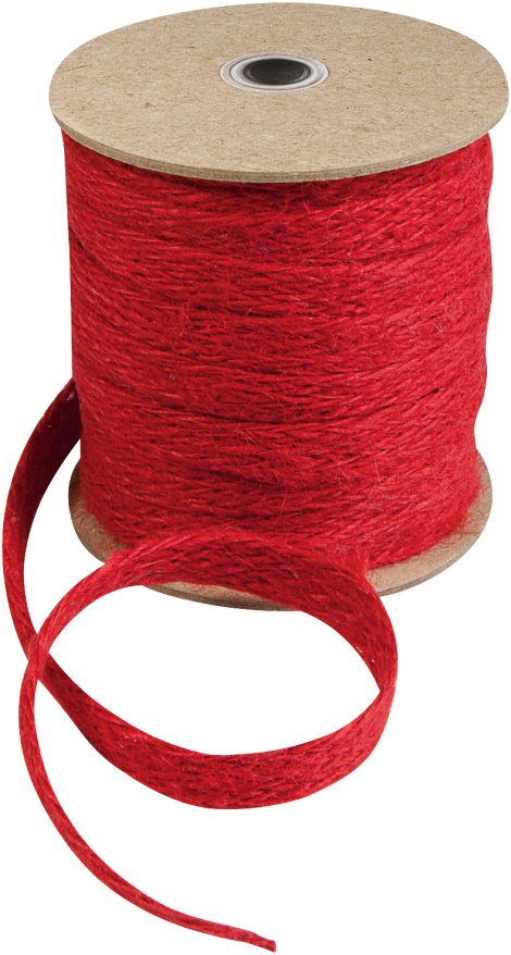 WINDHAGER Jute-Dekoband ÖKO 1x20 m, rot
