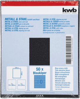 KWB Schleifbogenblatt Blauköper K80, 1 Stk.