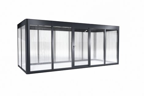 SUNELEMENTS Gewächshaus Sungarden Select 5.2 Anthrazit Metallic 10 mm