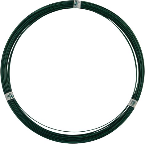 H+S Spanndraht PVC grün 3,8 mm