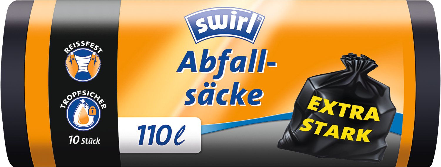 Swirl Abfallsack 110L, 10er Rolle