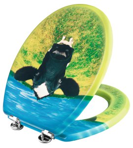 CORNAT WC-Sitz Dekor Muh-Kuh