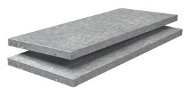 SCHULTE REGALWELT Fachboden PowerMax verzinkt, 2 Stk.