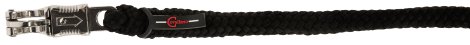 Führstrick ClassicSoft + Panikhaken 2 m, schwarz