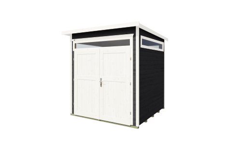 WEKA Gartenhaus 265 Anthrazit Größe 3