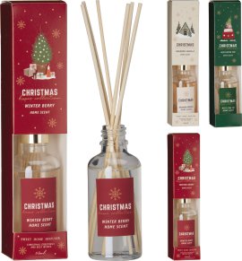 Raumduft-Set Vanille/Berry/Misteltoe 50 ml 6-tlg.