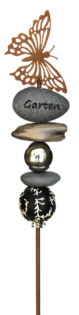 KENT LIVING Gartenstecker Schmetterling 12x8x120 cm