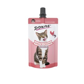 DOKAS Katzensnack-Creme Huhn & Garnele 90 g