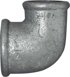 CORNAT Temperguss-Winkel Nr. 90, 1" IG, 3/4" IG