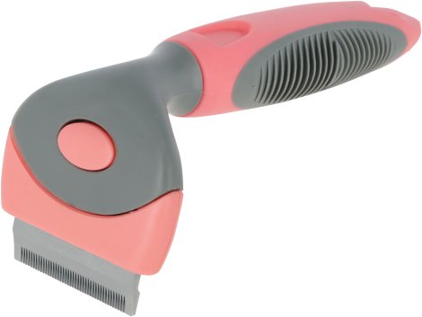 Fellhaarentferner 15 x 4,5 cm, koralle/grau