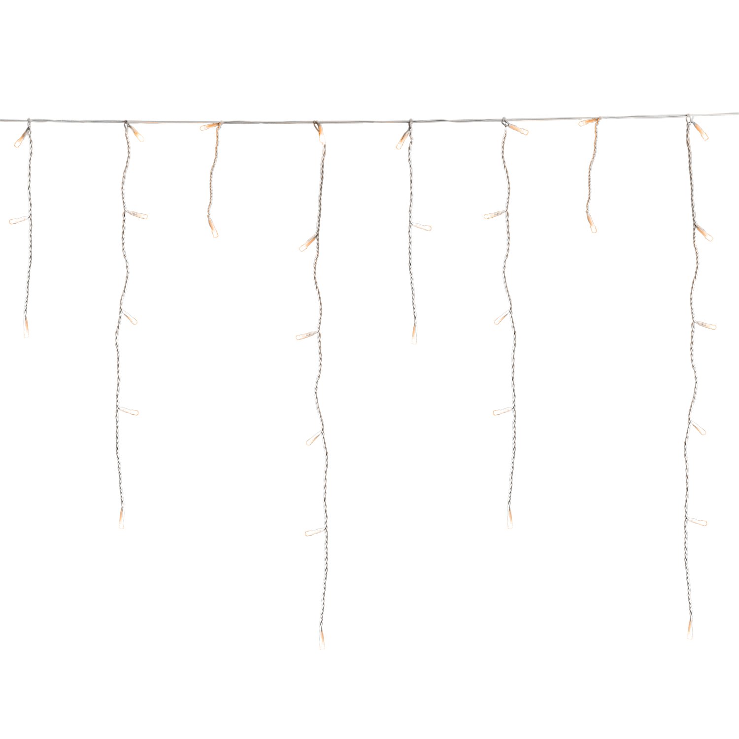 LED-Outdoor Lichtervorhang Eisregen Bernstein TR H 30-90