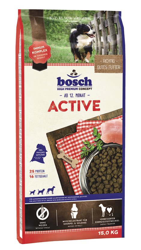 BOSCH Hundenahrung Active 15 kg