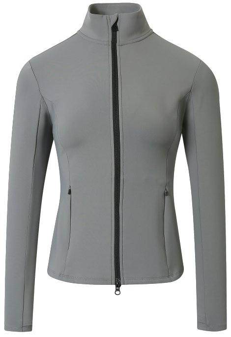 Damen Trainingsjacke Covalliero Grau XS