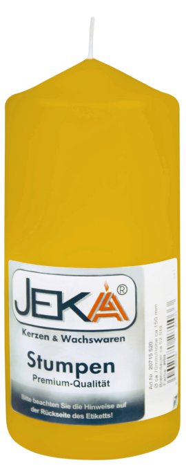 JEKA Stumpenkerze Ambra