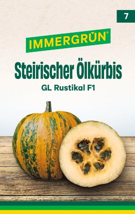 IMMERGRÜN Tütensamen Steirischer Ölkürbis GL Rustikal F1