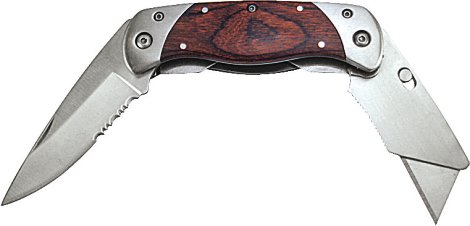 Taschenmesser/Cutter klappbar mit Tasche 170 mm