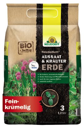 NEUDORFF Aussaat- und Kräutererde Torffrei 3 l