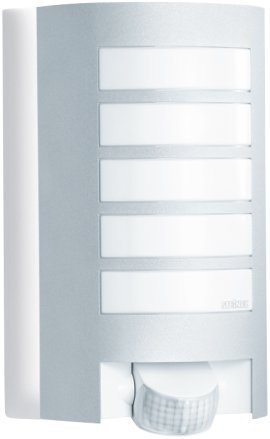 STEINEL Sensor-Außenleuchte L 12 Silber