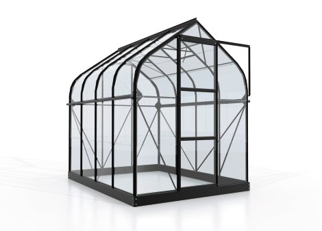VITAVIA Gewächshaus Orion 5000 ESG 3 mm Schwarz