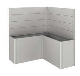 BIOHORT Sichtschutz für Belvedere L-F O A-GL, silber-metallic
