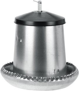 Futterautomat Verzinkt für Geflügel 5 kg