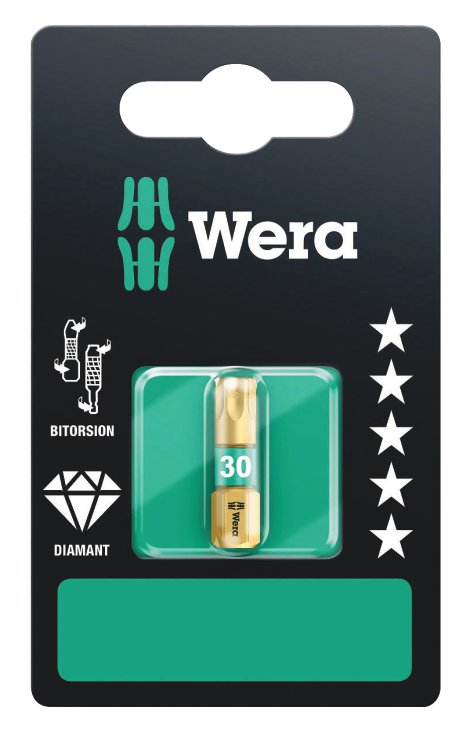 WERA Torx-Bit 867/1 BDC TX 30x25 mm